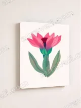 Pink Floral Canvas Wall Art for Bedroom & Living Room Home Decor – view 4