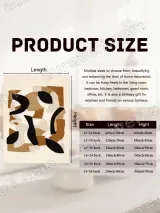 Abstract Geometric Canvas Wall Art for Living Room Bedroom Home Decor – вид 6