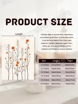 Minimalist Floral Canvas Wall Art for Living Room Bedroom Home Decor – view 7