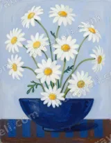 Daisies Floral Canvas Wall Art for Living Room Bedroom Home Decor wall art print