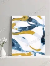 Abstract Brushstroke Canvas Wall Art for Living Room Bedroom Home Decor – view 2