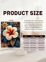 Vibrant Hibiscus Floral Canvas Wall Art for Living Room Bedroom Home Decor – view 6