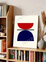 Abstract Geometric Wall Art for Living Room Home Decor – вид 3