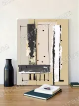 Abstract Minimalist Canvas Wall Art for Living Room Home Decor – view 2