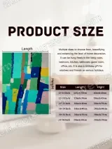 Abstract Color Block Canvas Wall Art for Living Room Bedroom Home Decor – view 6
