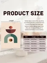 Abstract Geometric Circles & Arches Canvas Wall Art for Home Decor – view 7