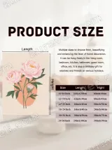 Pink Peony Floral Canvas Wall Art for Bedroom & Living Room Home Decor – view 7