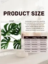 Monstera Leaves Canvas Wall Art, Tropical Minimalist Home Decor for Living Room Bedroom – view 6