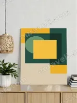 Abstract Geometric Canvas Wall Art for Living Room Bedroom Home Decor – view 2