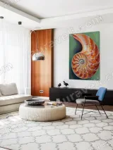 Colorful Nautilus Shell Canvas Wall Art for Living Room Home Decor – вид 5