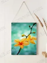 Vibrant Yellow Floral Canvas Wall Art for Bedroom & Living Room Decor – view 2