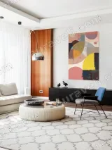 Abstract Geometric Canvas Wall Art for Living Room Bedroom Home Decor – view 5