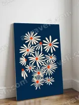 Daisy Floral Canvas Wall Art for Living Room & Bedroom Home Decor – view 3