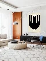 Minimalist Abstract Geometric Canvas Wall Art for Living Room Home Decor – view 5
