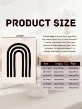 Minimalist Black Arch Canvas Wall Art for Living Room Home Decor – вид 7
