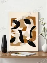 Abstract Geometric Canvas Wall Art for Living Room Bedroom Home Decor