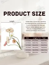 Pastel Poppies Floral Canvas Wall Art for Bedroom & Living Room Decor – view 7