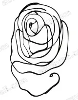 Single Line Rose Canvas Wall Art for Living Room Bedroom Home Decor living room wall art for modern home decor