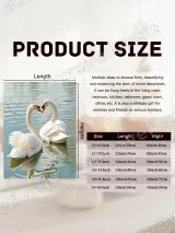 Swan Couple Canvas Wall Art for Living Room Bedroom Home Decor – вид 7
