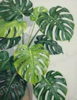 Monstera Leaf Canvas Wall Art for Living Room Home Decor wall art print