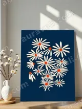 Daisy Floral Canvas Wall Art for Living Room & Bedroom Home Decor – view 4