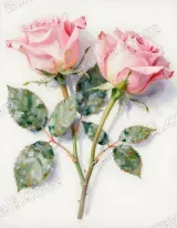 Pink Roses Floral Canvas Wall Art for Living Room framed modern home decor