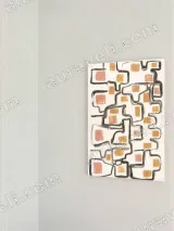 Abstract Geometric Blocks Canvas Wall Art for Living Room Home Decor – view 2