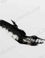 Abstract Black Brushstroke Canvas Wall Art for Minimalist Home Decor wall art print