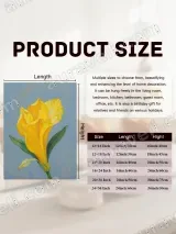 Yellow Lily Floral Canvas Wall Art for Living Room Bedroom Home Decor – view 7