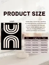 Abstract Geometric Arch Canvas Wall Art for Home Decor – view 7