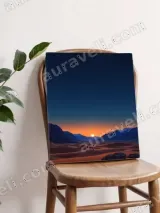 Desert Dunes Sunset Starry Sky Mountain Canvas Wall Art for Home Decor – вид 4