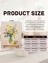 Floral Still Life Oil Canvas Wall Art for Living Room Home Decor – view 7