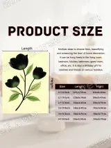 Black Green Floral Canvas Wall Art for Living Room Bedroom Home Decor – view 7