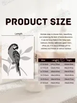 Monochrome Parrot Canvas Wall Art for Living Room Bedroom Home Decor – view 7