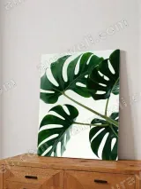 Monstera Leaf Canvas Wall Art for Living Room Bedroom Home Decor – вид 4
