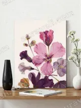 Colorful Floral Canvas Wall Art for Living Room Bedroom Home Decor