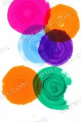 Abstract Colorful Circles Canvas Wall Art for Living Room Home Decor wall art print