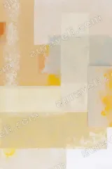 Abstract Soft Color Block Canvas Wall Art for Living framed modern home decor