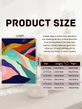 Abstract Colorful Geometric Wave Canvas Print for Living Room Decor – view 7