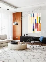 Abstract Color Block Canvas Wall Art for Living Room & Bedroom Home Decor – view 5