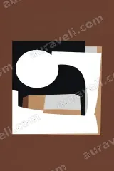 Abstract Geometric Canvas Wall Art for Living Room Bedroom framed modern home decor