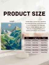 Scenic Mountain Landscape Canvas Wall Art for Living Room Home Decor – вид 7