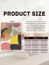 Abstract Geometric Canvas Wall Art for Living Room Bedroom Home Decor – view 6