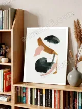 Abstract Brushstroke Canvas Wall Art for Living Room Bedroom Home Decor – view 5