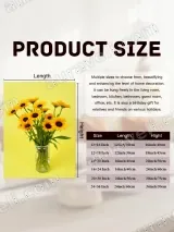 Sunflower Bouquet Canvas Wall Art for Bedroom & Living Room Home Decor – вид 7
