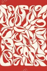 Abstract Floral Canvas Wall Art for Living Room Home framed modern decor