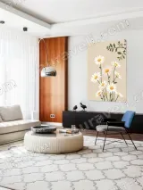 Daisy Floral Canvas Wall Art for Bedroom & Living Room Decor – view 5