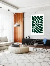 Tropical Leaf Canvas Wall Art for Living Room Home Decor – вид 5