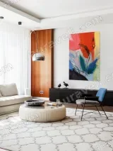 Abstract Floral Canvas Wall Art for Living Room Home Decor – view 5