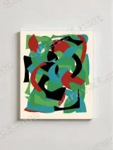 Abstract Colorful Geometric Canvas Wall Art for Home Decor – view 2